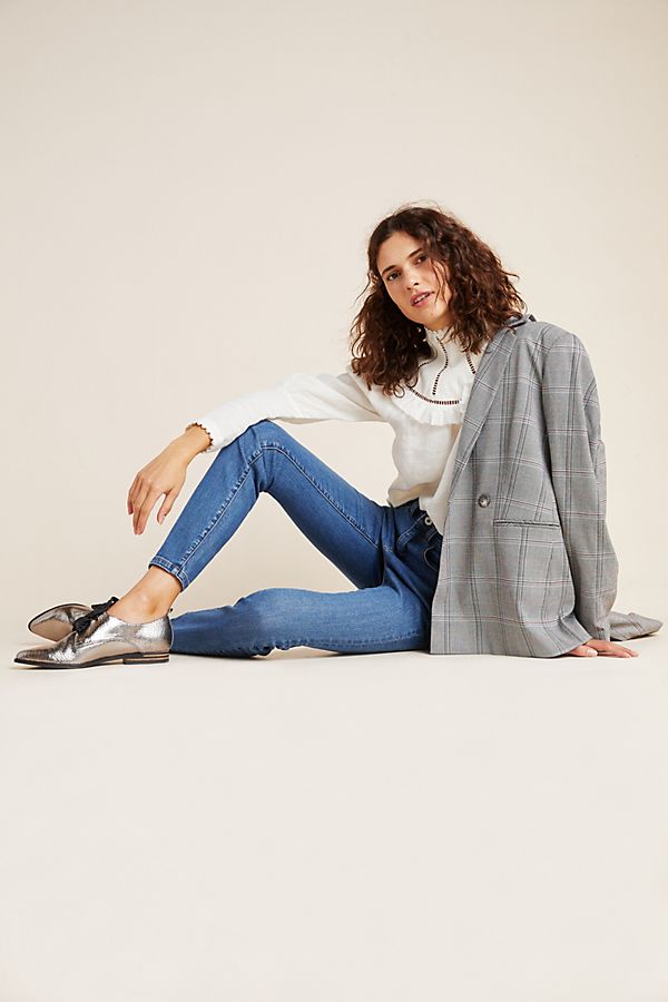 Slide View: 1: Pilcro High-Rise Denim Leggings