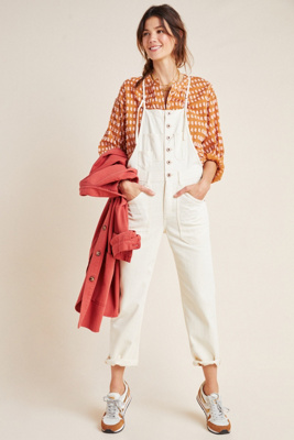 anthropologie denim overalls