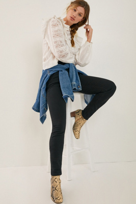 ultra high rise skinny jeans