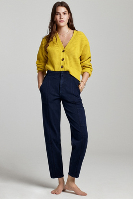 high rise jogger jeans