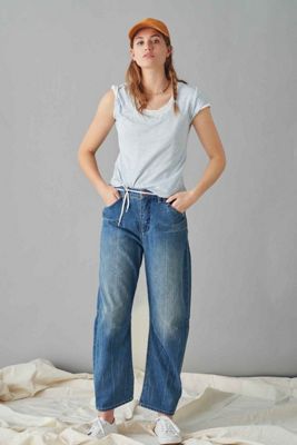 Pilcro Ultra High-Rise Darted Relaxed Jeans