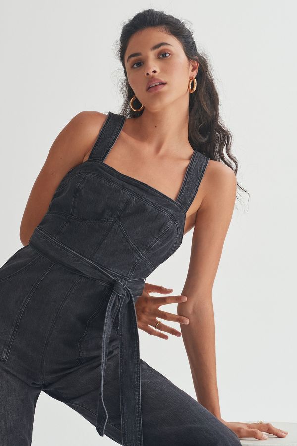 Pilcro Flared Denim Jumpsuit | Anthropologie UK