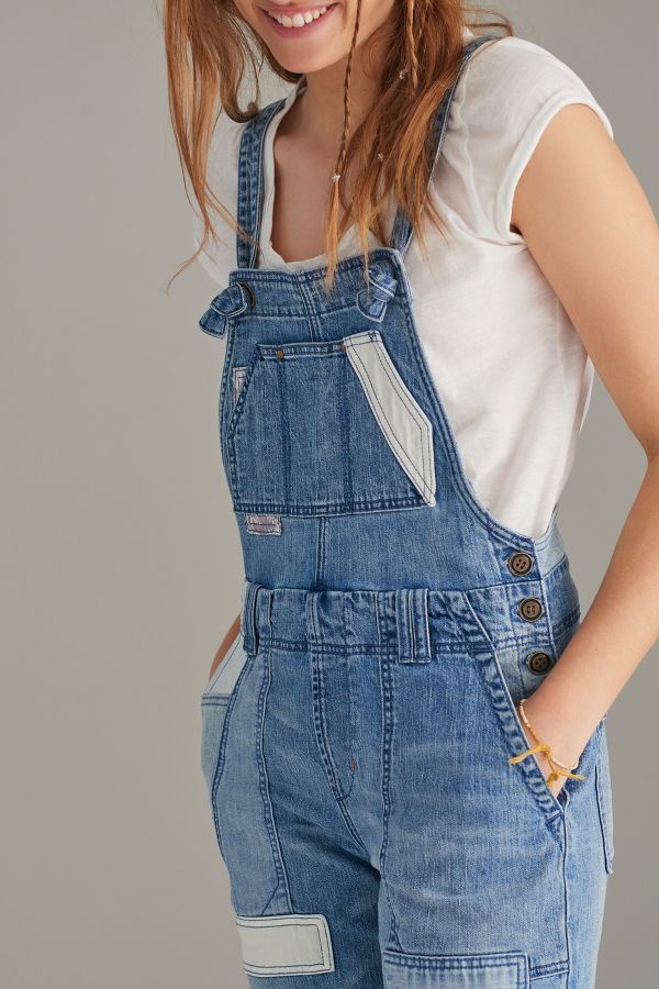 Pilcro The Wanderer Denim Utility Overalls | Anthropologie UK