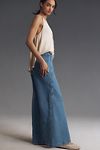 Thumbnail View 5: Maeve Scallop-Edge High-Rise Wide-Leg Jeans