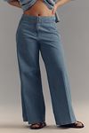 Thumbnail View 7: Maeve Scallop-Edge High-Rise Wide-Leg Jeans