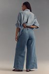 Thumbnail View 8: Maeve Scallop-Edge High-Rise Wide-Leg Jeans