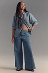 Thumbnail View 6: Maeve Scallop-Edge High-Rise Wide-Leg Jeans