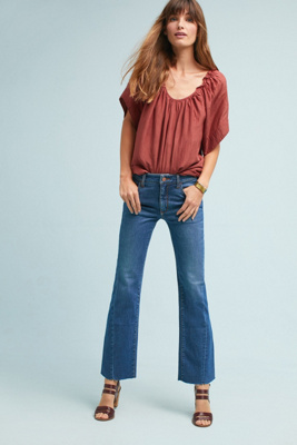 anthropologie flare jeans