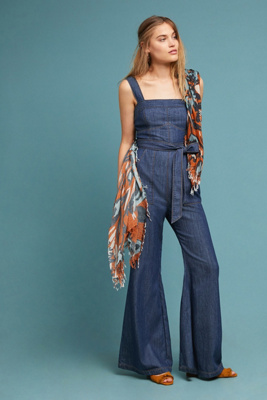 anthropologie denim overalls