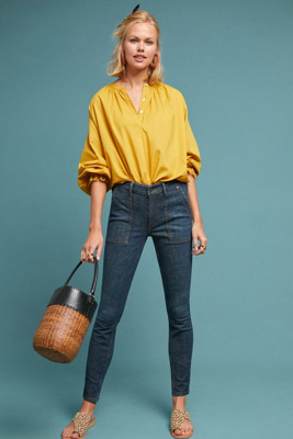 skinny utility jeans