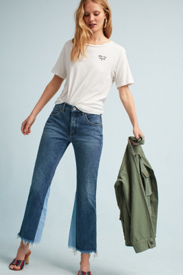 anthropologie flare jeans