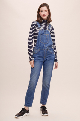 anthropologie denim overalls