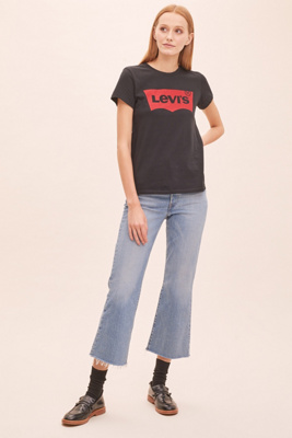 levi's ribcage cropped flare jeans