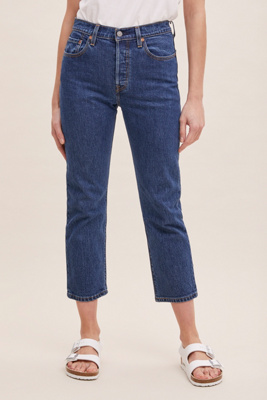 cropped relaxed jeans