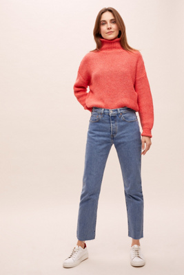 levi's 501 crop jean