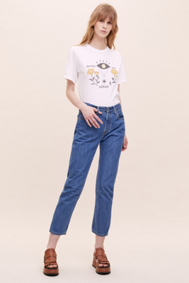 levi's cropped jeans 501