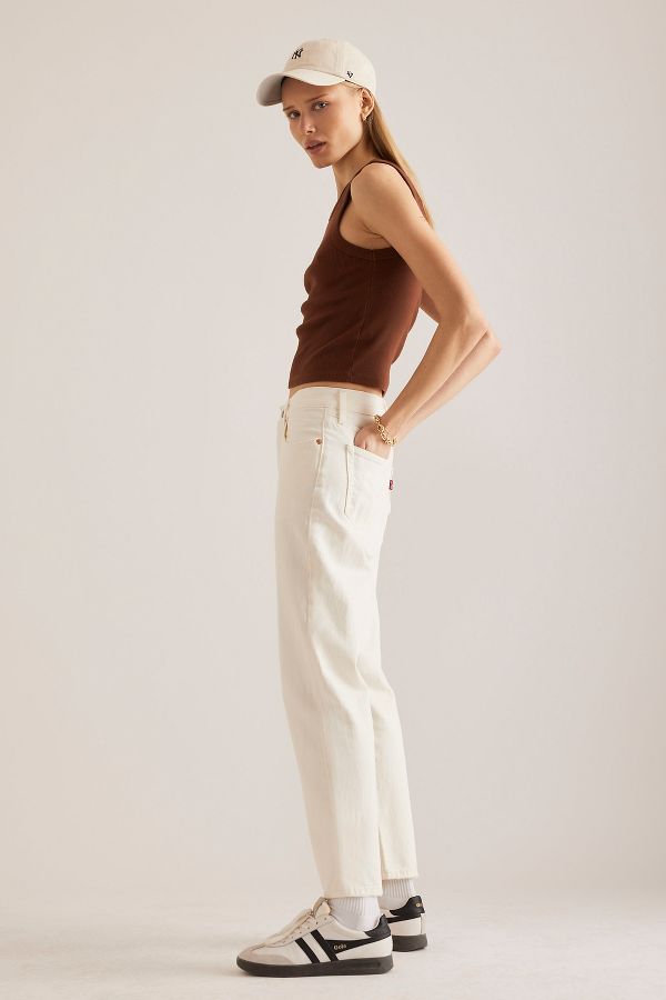 Slide View: 4: Levi's 501 Crop Straight-Leg Jeans