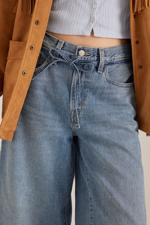 Vista de diapositivas: 4: Levi's Denim Wide-Leg Culottes