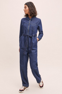 selected femme denim jumpsuit