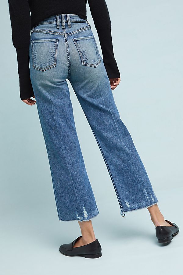 McGuire Bruni High-Rise Cropped Wide-Leg Jeans | Anthropologie