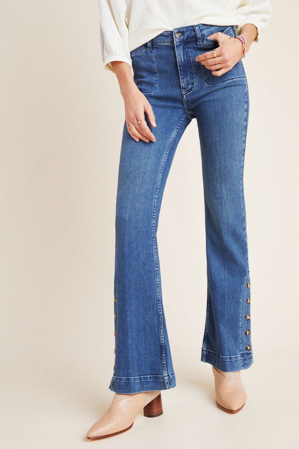 Pilcro High-Rise Bootcut Jeans | Anthropologie UK