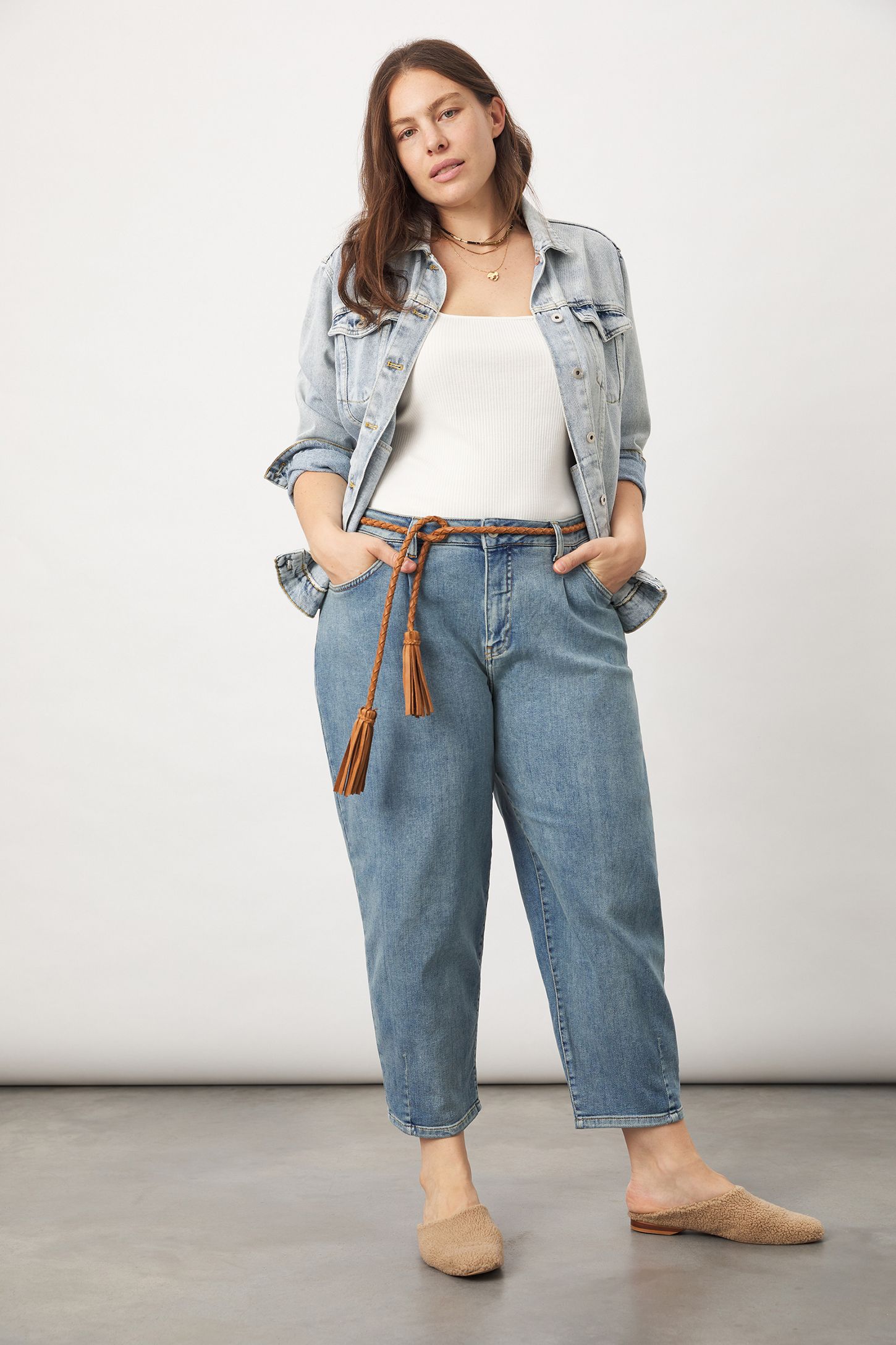 Pilcro Lassige Jeans Extra Hohem Bund Und Falteneffekten Anthropologie De