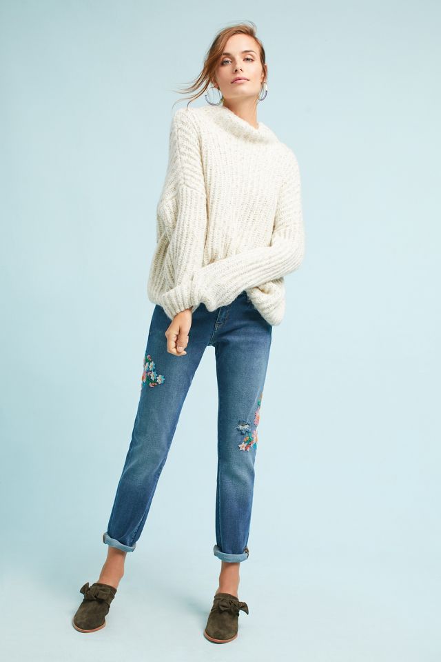 Pilcro Mid Rise Slim Boyfriend Jeans Anthropologie