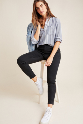 pilcro and the letterpress high rise denim leggings