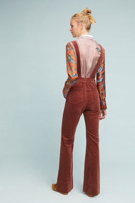 pilcro corduroy overalls