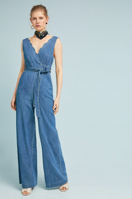 anthropologie denim overalls