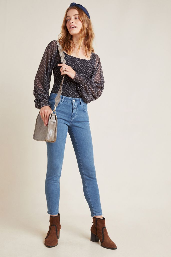 Closed Baker Mid-Rise Skinny Jeans | Anthropologie