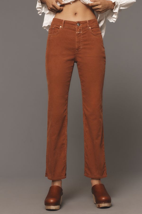 Slide View: 2: Closed Milo Corduroy Mid-Rise Straight Jeans