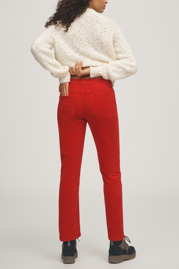 Slide View: 4: Closed Milo Corduroy High-Rise Wide-Leg Crop Jeans