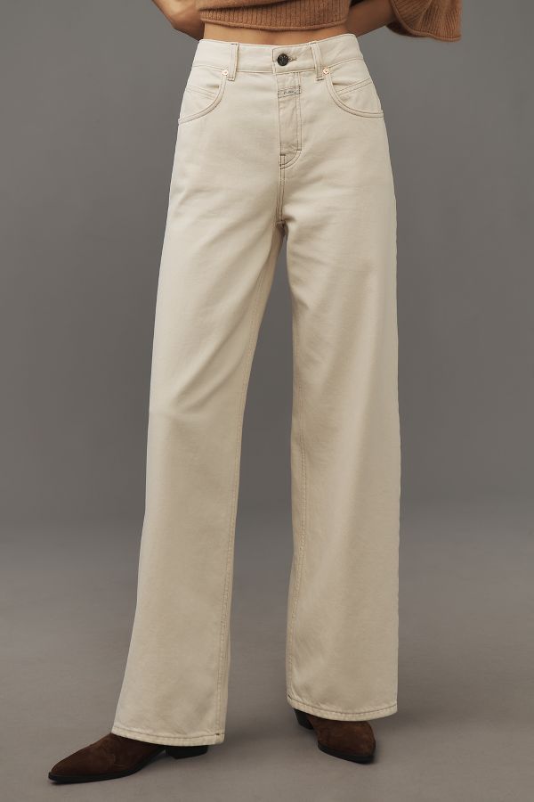 Slide View: 2: Closed Nikka High-Rise Wide-Leg Jeans