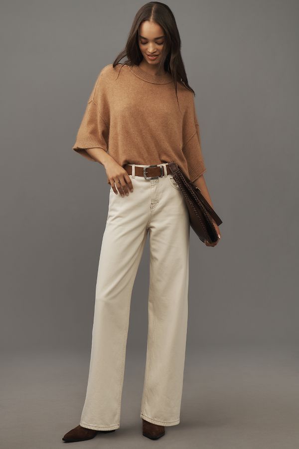 Slide View: 1: Closed Nikka High-Rise Wide-Leg Jeans