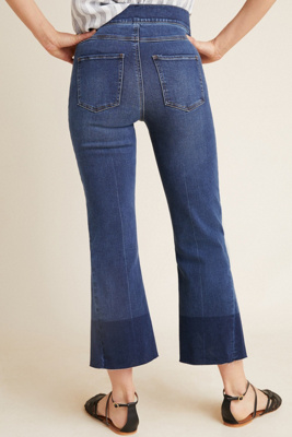 spanx cropped flare jeans