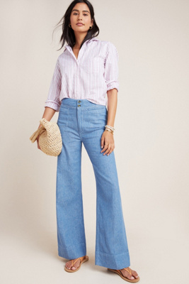 anthropologie high waisted pants