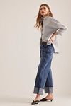 Thumbnail View 4: Pistola Ryder High-Rise Cuffed Straight-Leg Jeans