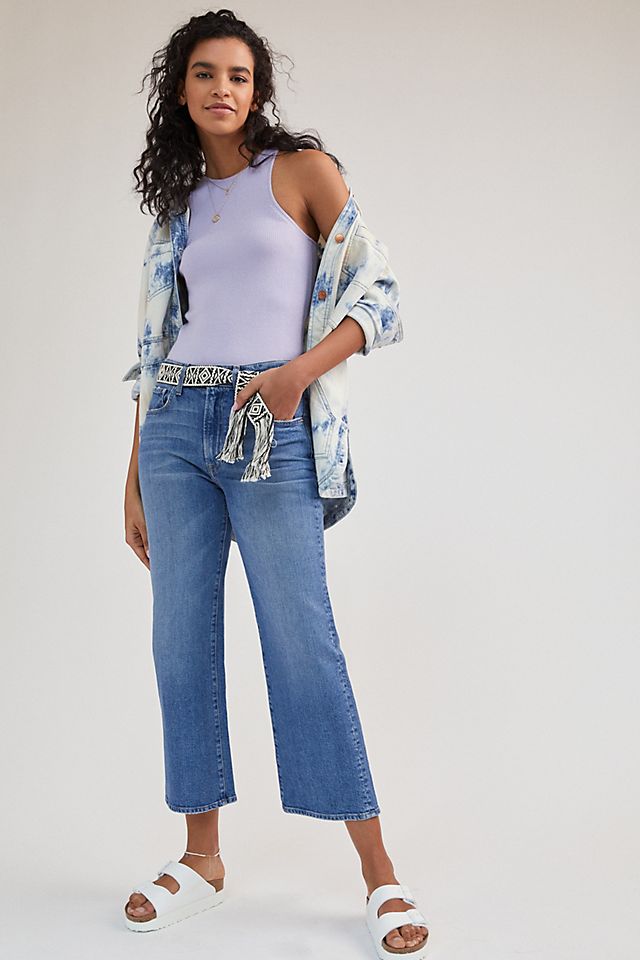 EDWIN Ultra High-Rise Straight Ankle Jeans | Anthropologie