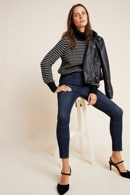 high waisted denim leggings