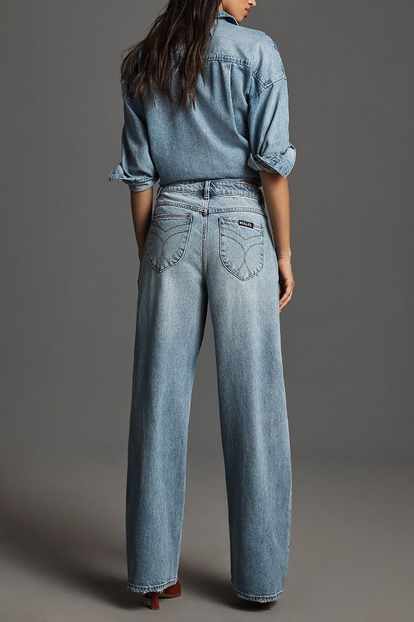 Slide View: 3: Rolla's Kate Mid-Rise Baggy Relaxed Jeans