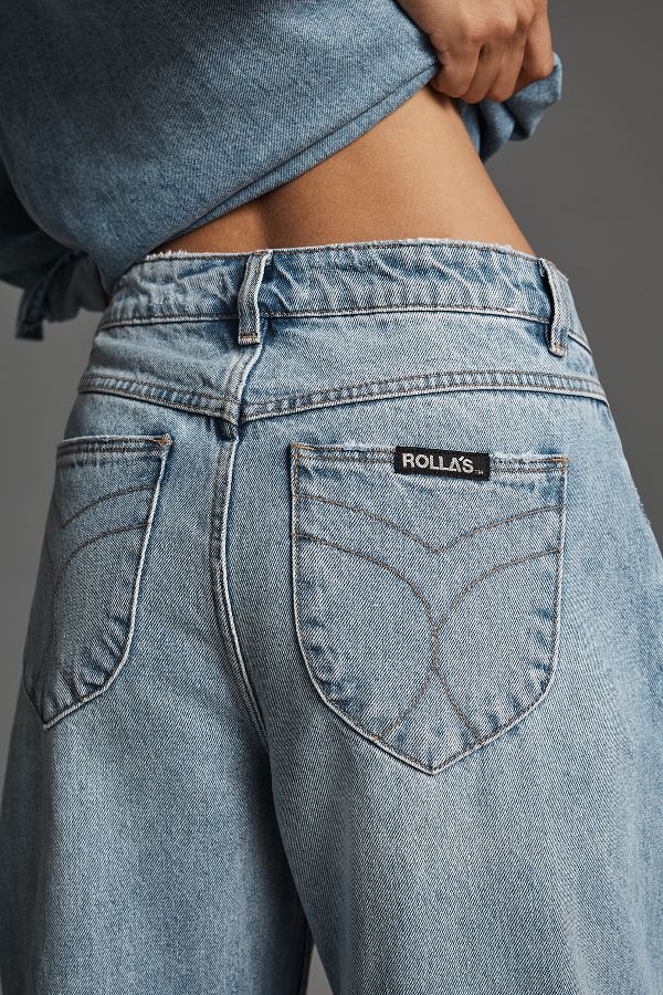 Slide View: 4: Rolla's Kate Mid-Rise Baggy Relaxed Jeans