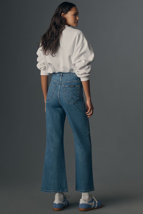 Slide View: 4: Rolla's Sailor Lia High-Rise Crop Jeans