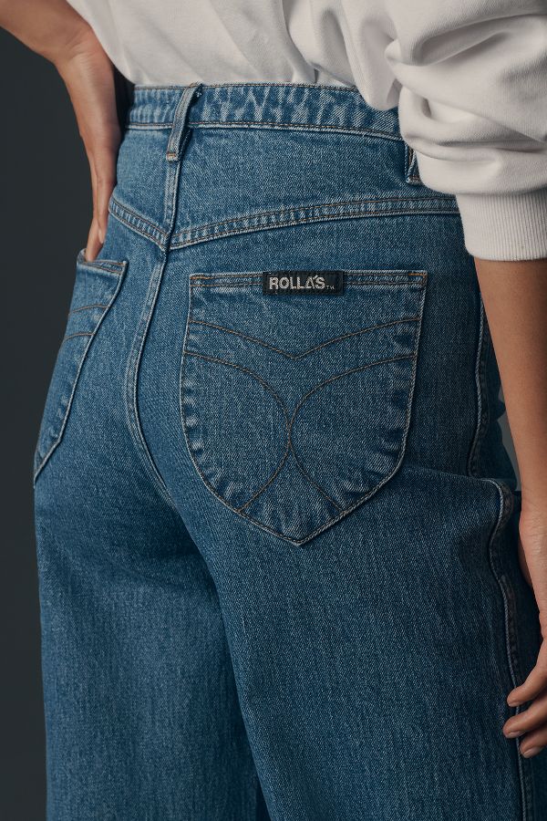 Slide View: 5: Rolla's Sailor Lia High-Rise Crop Jeans