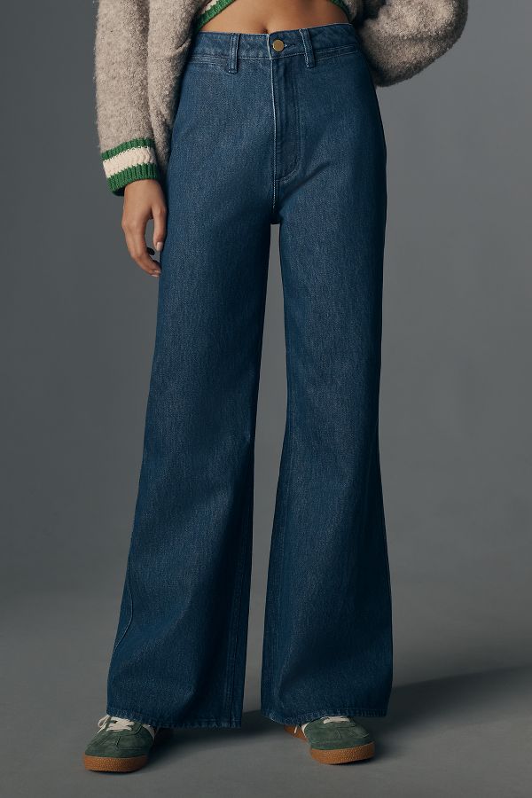 Slide View: 2: Rolla's Studio Flare High-Rise Jeans