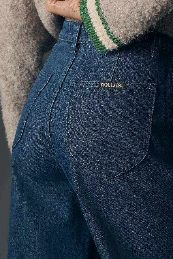 Slide View: 5: Rolla's Studio Flare High-Rise Jeans