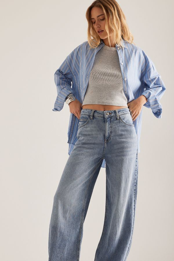 Vista diapositiva: 5: Lee Stella High-Rise A-Line Jeans