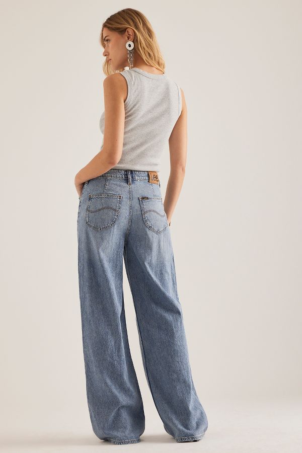 Vista diapositiva: 2: Lee Stella High-Rise A-Line Jeans