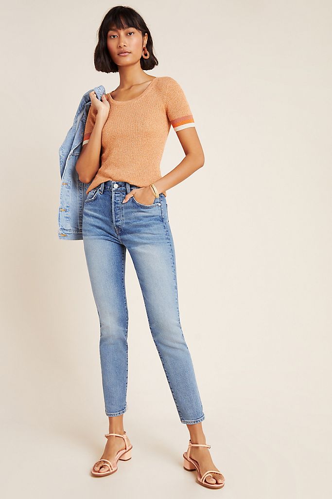 CQY Icon Ultra High-Rise Slim Jeans | Anthropologie