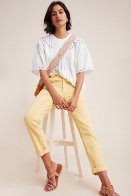 pilcro high rise carpenter jeans